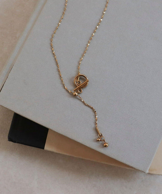 不鏽鋼亮鏈釦項鍊