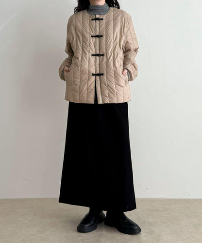 【TAION】可雙面穿中式盤扣內膽羽絨服