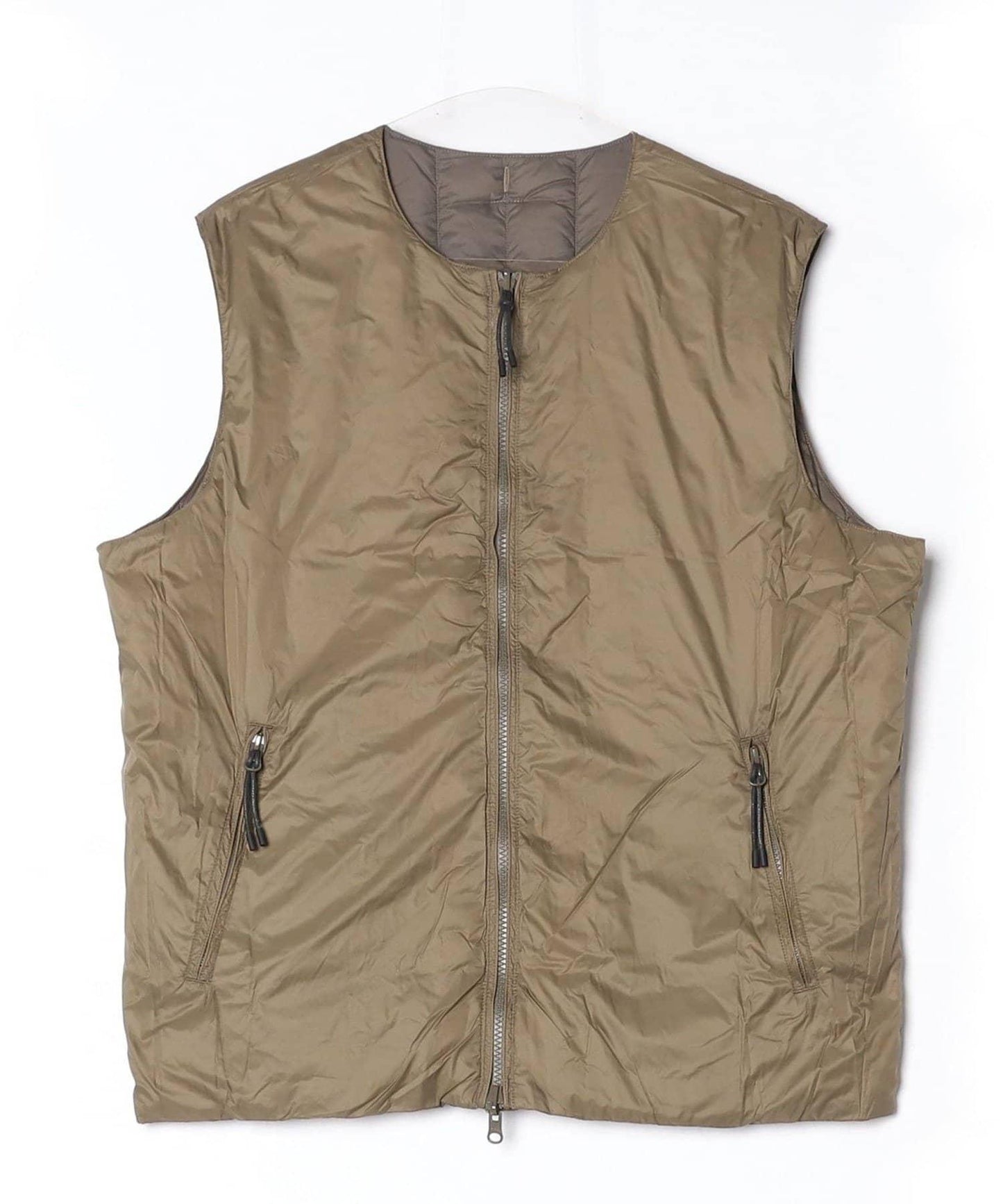 【TAION】可雙面穿中式扣內膽羽絨背心