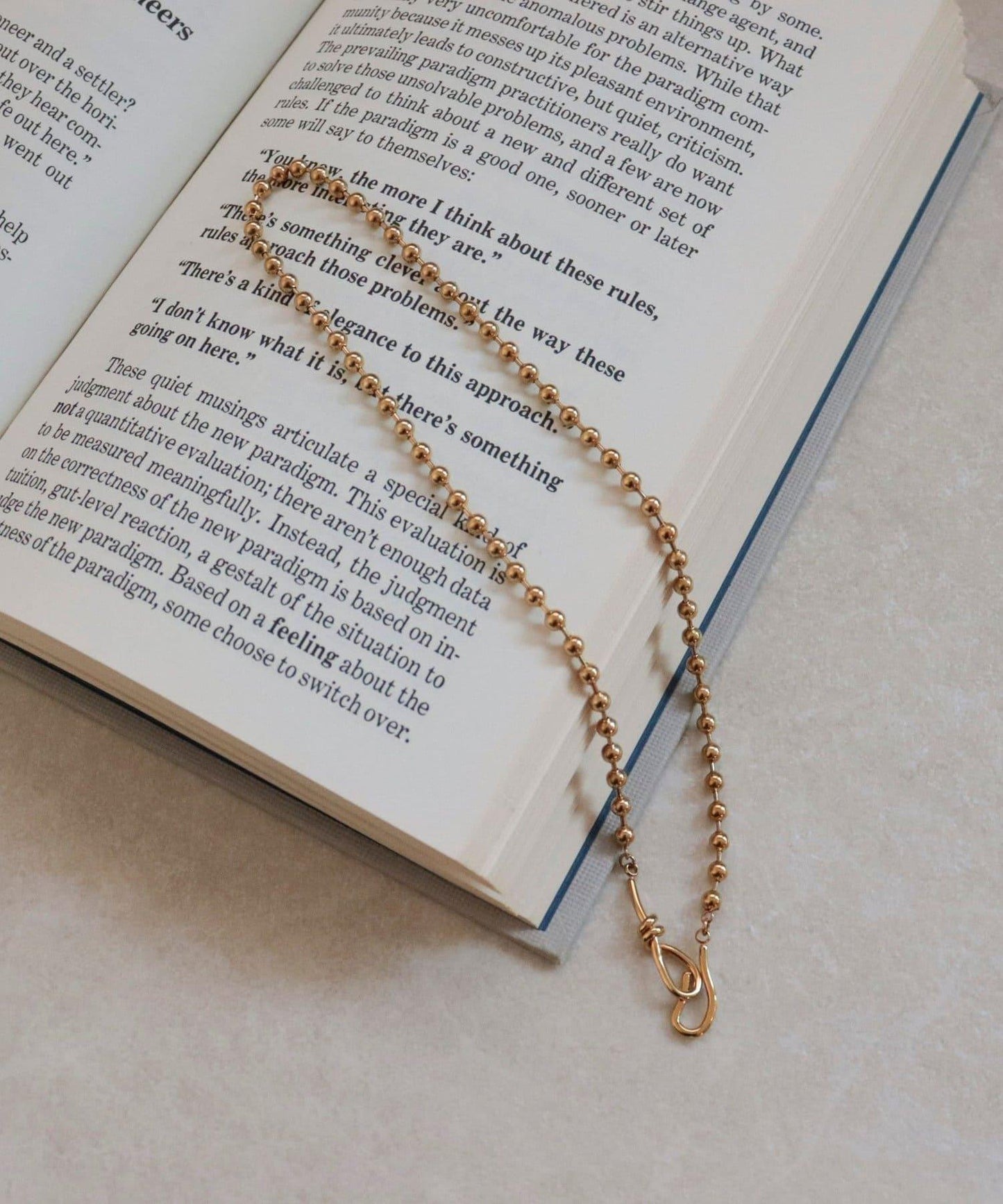 不鏽鋼球鏈掛鉤項鍊