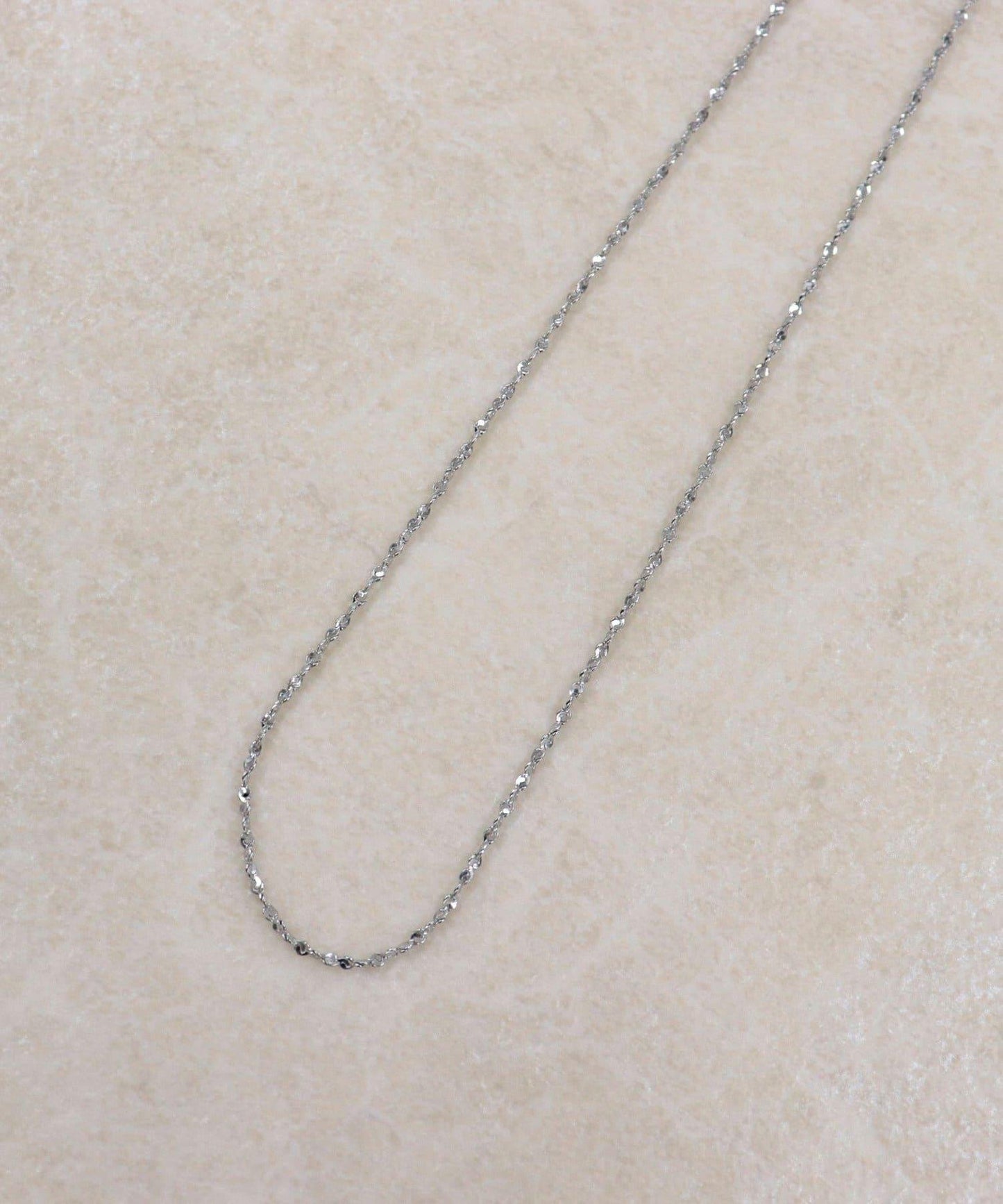 不鏽鋼亮鏈釦項鍊