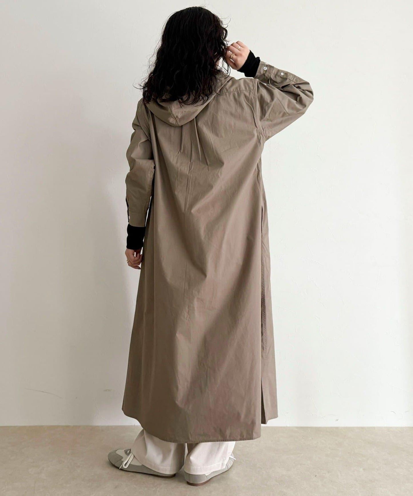 【GEVACO/ゲバコ】連帽襯衫連衣裙