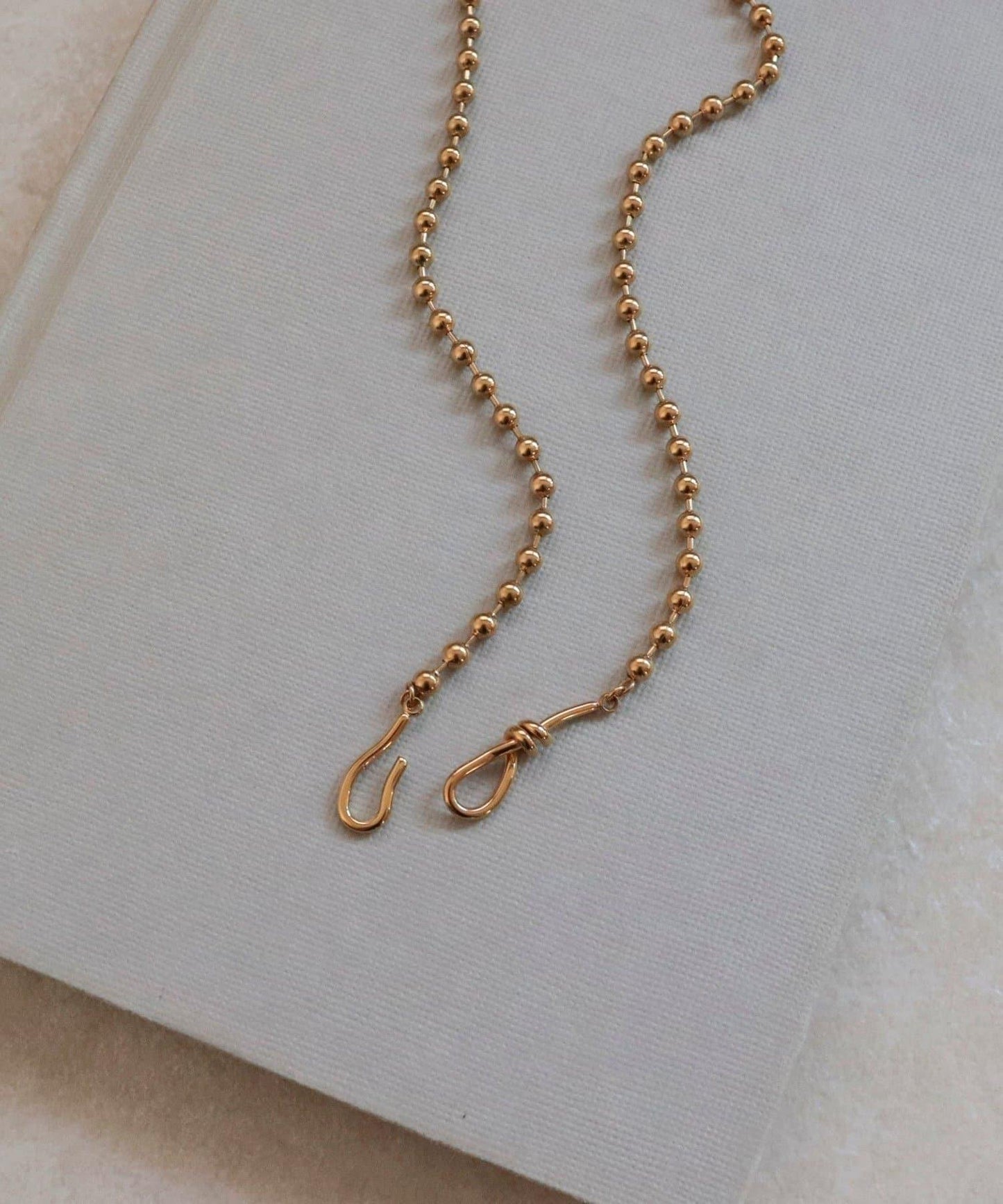 不鏽鋼球鏈掛鉤項鍊