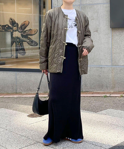 【TAION】可雙面穿中式盤扣內膽羽絨服