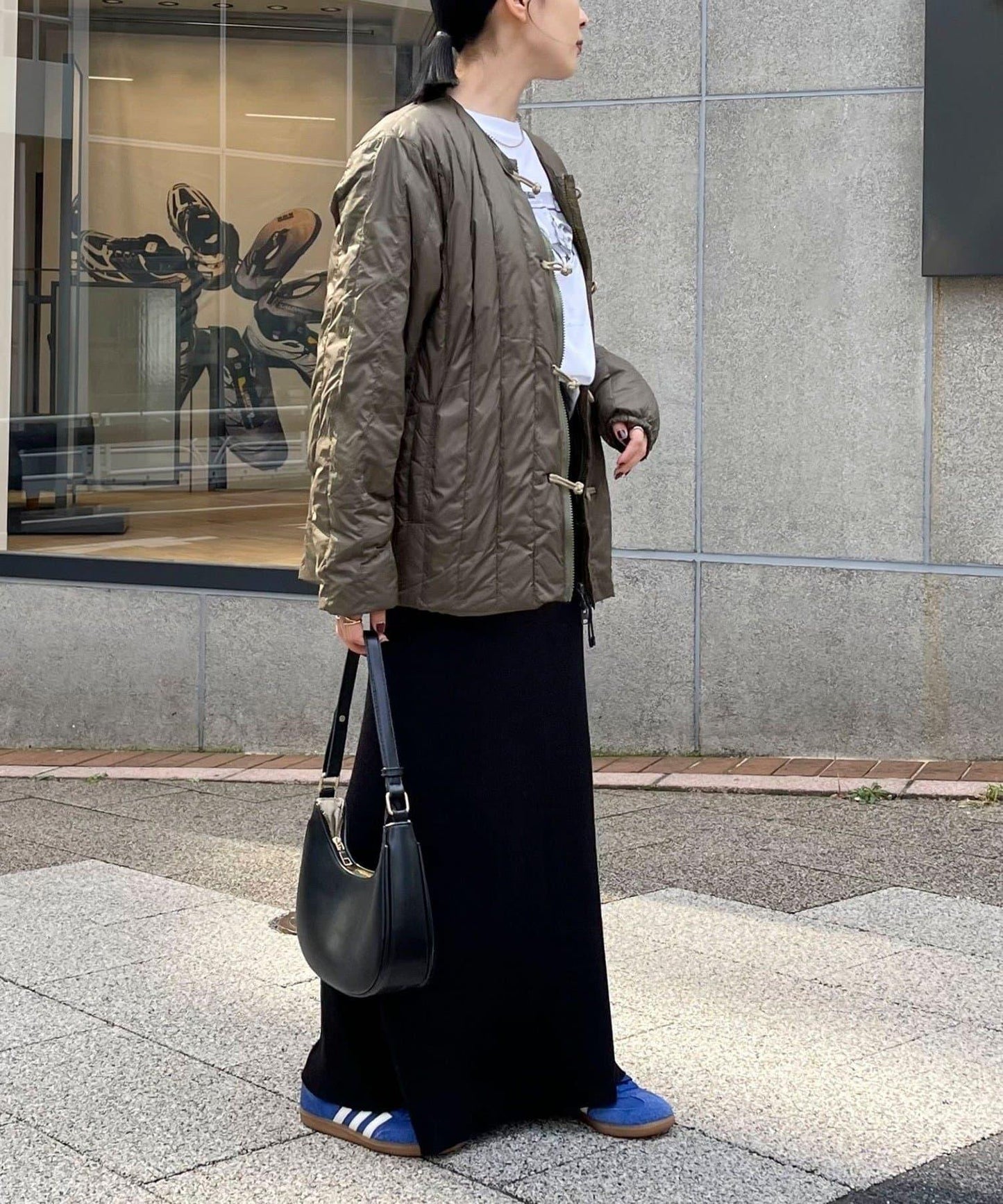 【TAION】可雙面穿中式盤扣內膽羽絨服