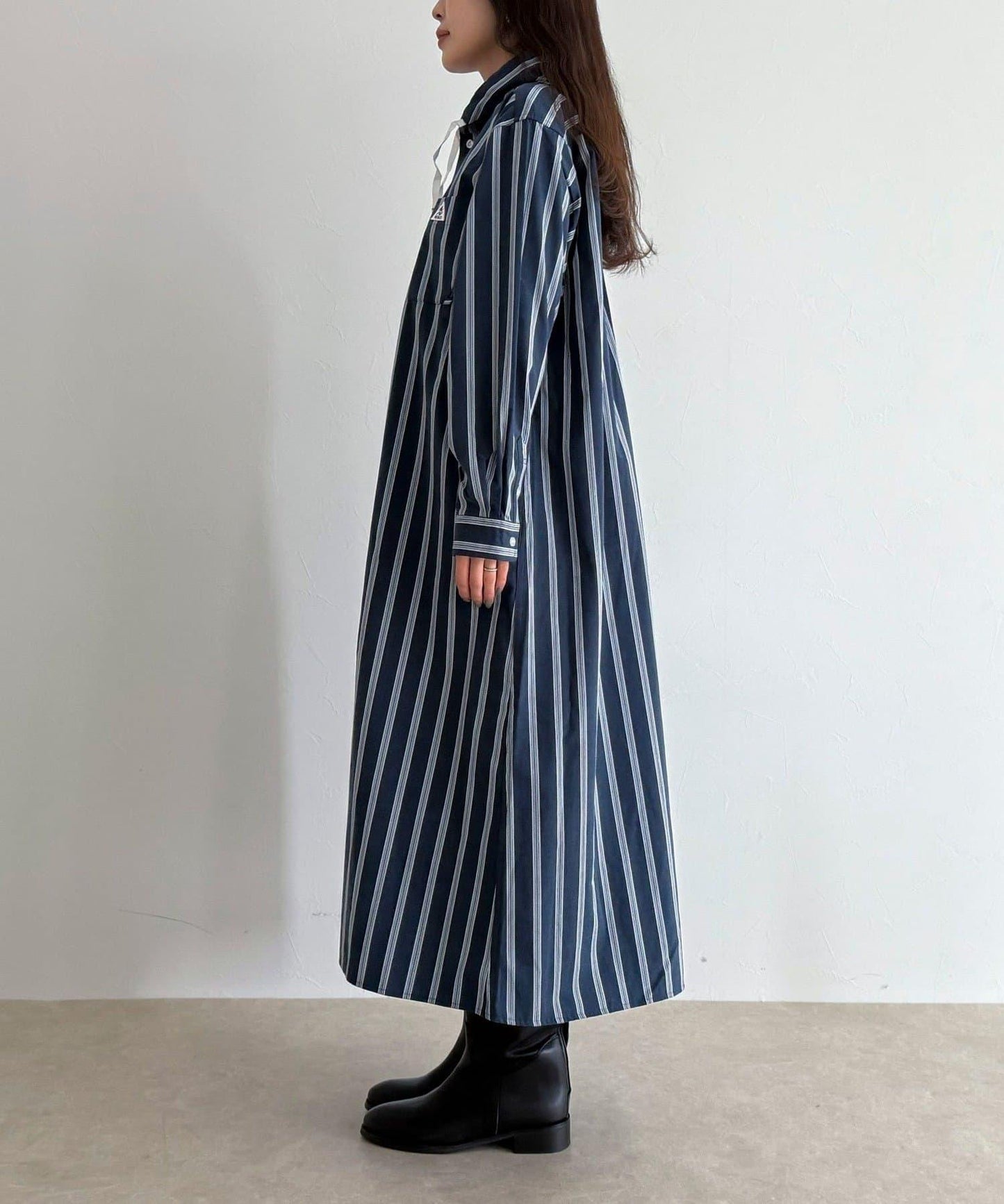 【GEVACO/ゲバコ】連帽襯衫連衣裙