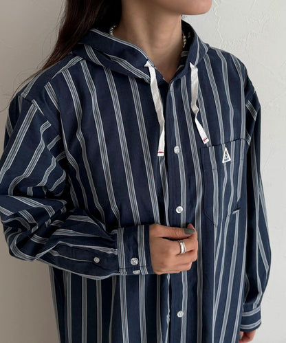 【GEVACO/ゲバコ】連帽襯衫連衣裙