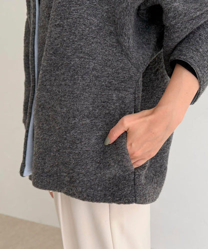 意大利風格輕盈無領夾克