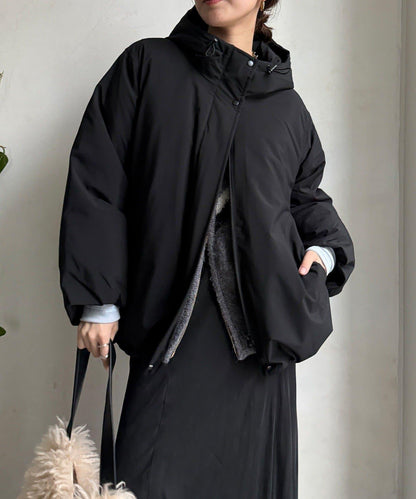 薄膜塔夫綢連帽羽絨服