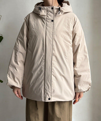 薄膜塔夫綢連帽羽絨服