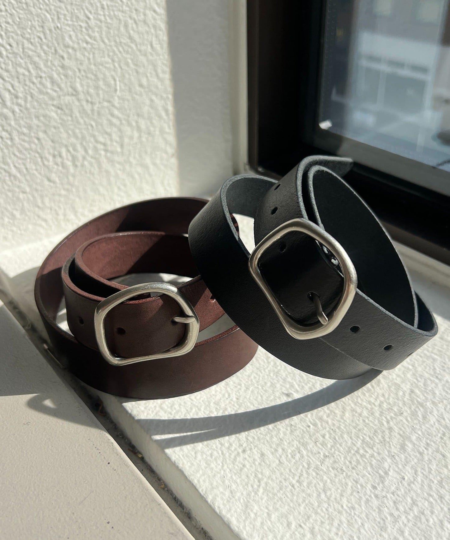 質感釦環細腰帶