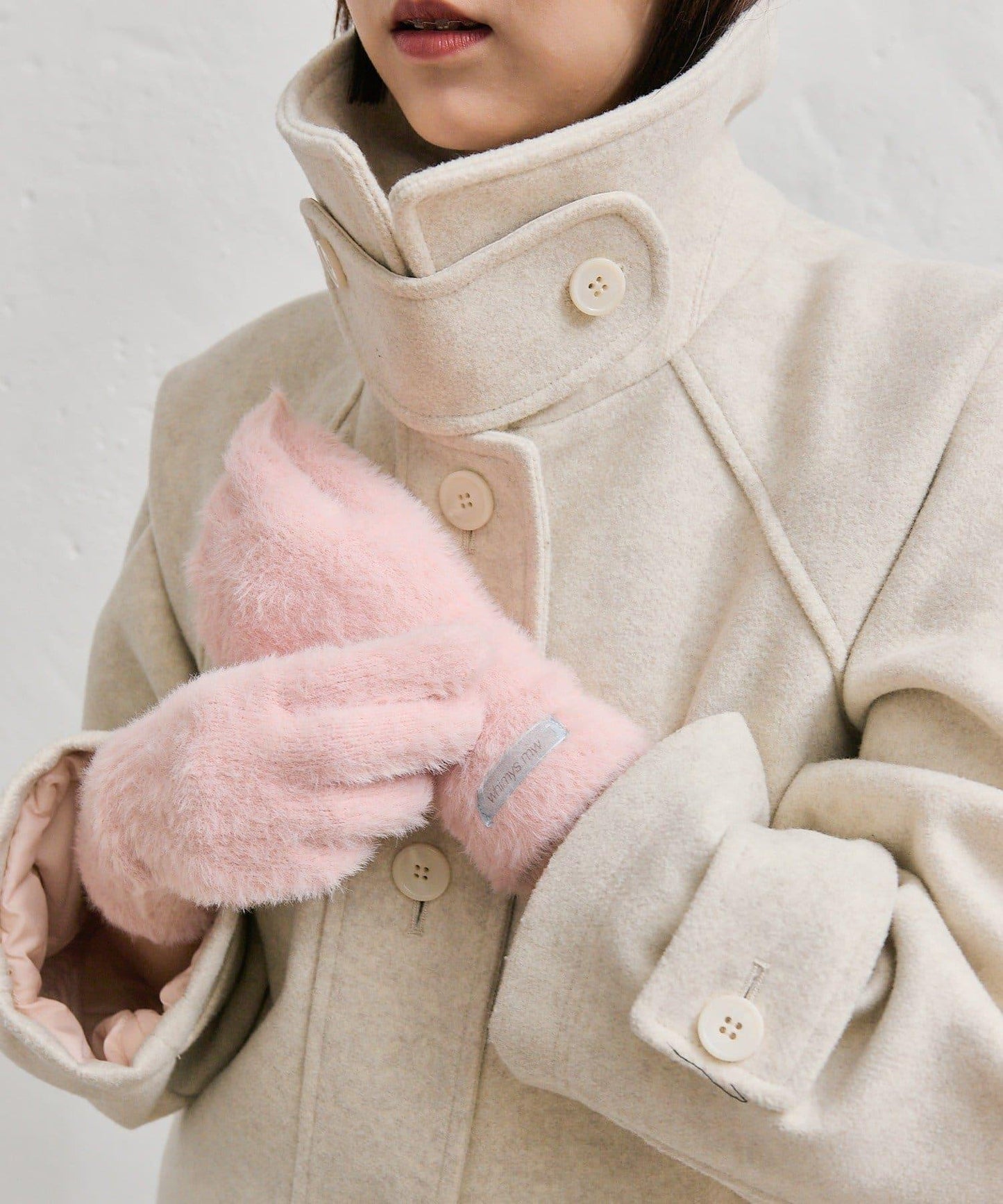 帶吊牌針織手套