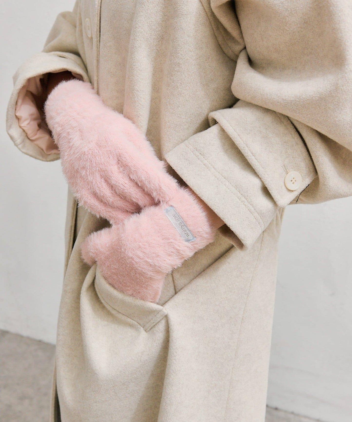 帶吊牌針織手套