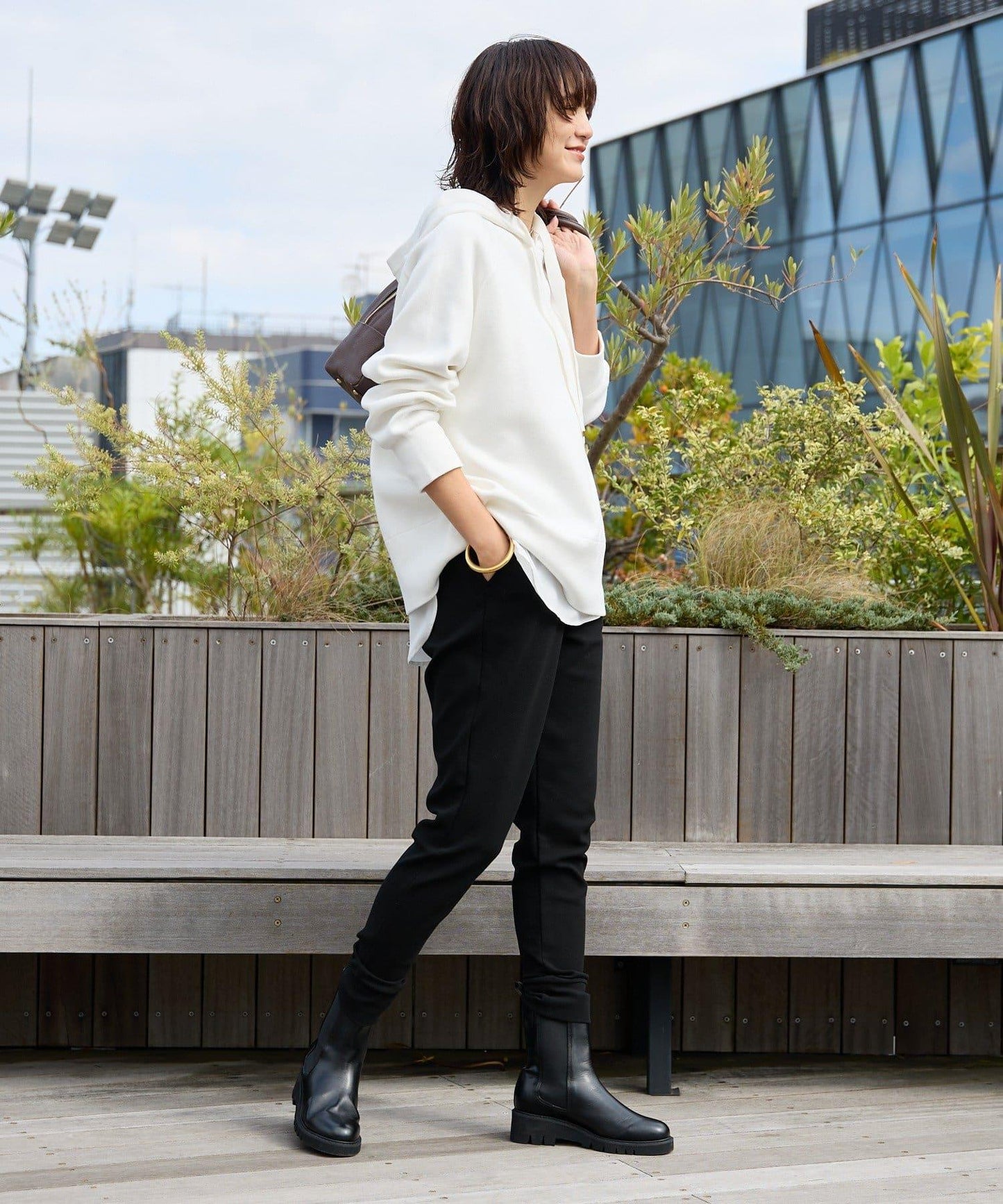 【MYSELFbyRD(マイセルフバイリヴドロワ)】針織長褲