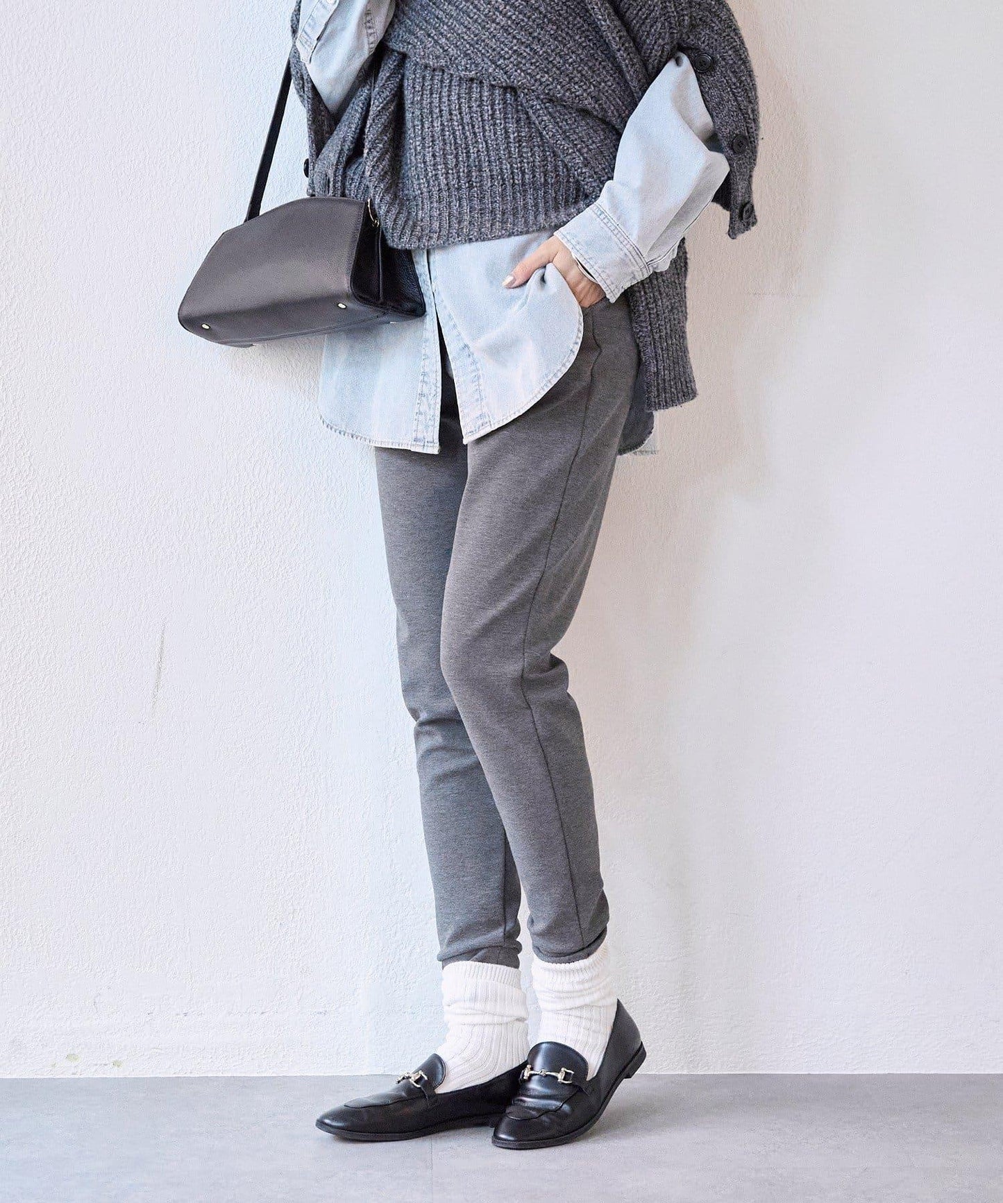 【MYSELFbyRD(マイセルフバイリヴドロワ)】針織長褲