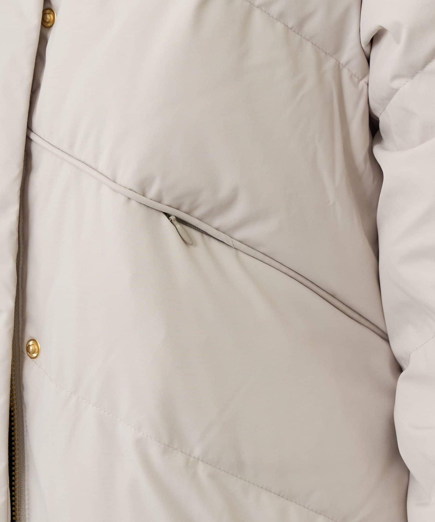 輕盈易穿彈力高領純羽絨服