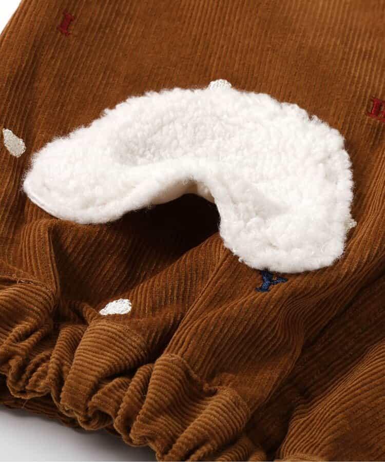 tiny bear 刺繡長褲 10分丈