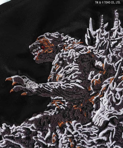 【哥斯拉】夜光刺繡可雙面穿夾克（兒童尺碼）