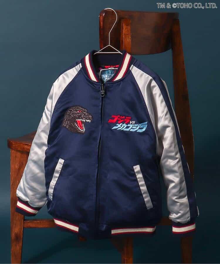 【哥斯拉】哥斯拉VS可雙面穿刺繡夾克（兒童尺碼）