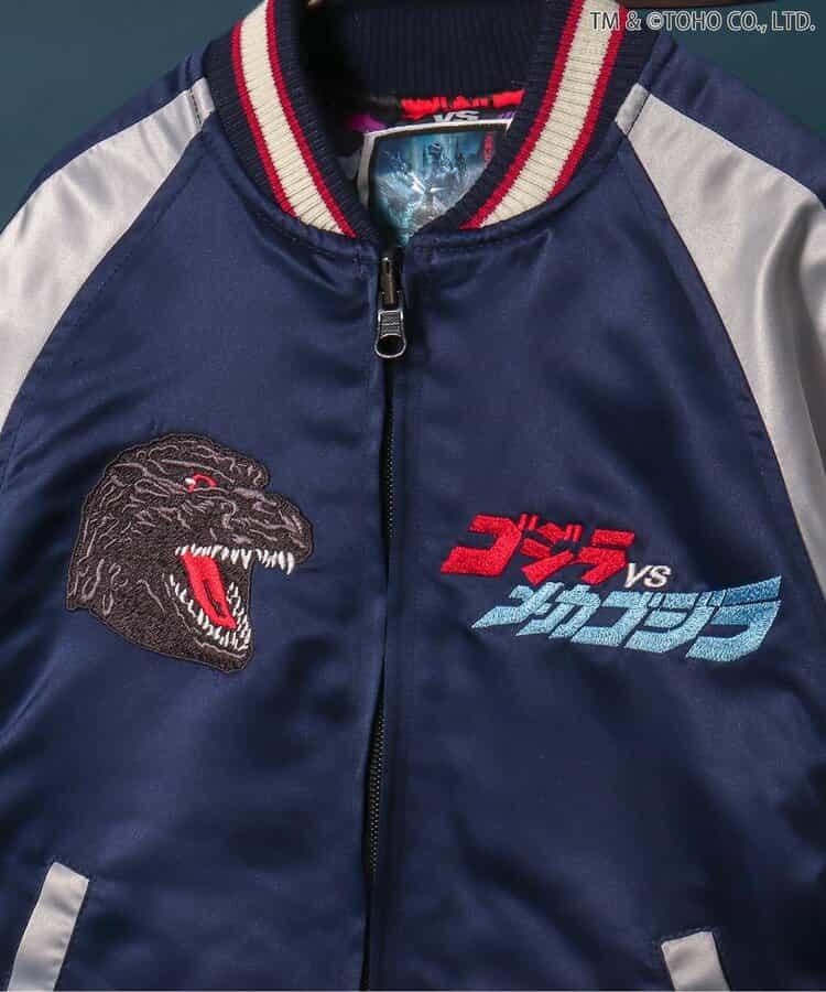 【哥斯拉】哥斯拉VS可雙面穿刺繡夾克（兒童尺碼）
