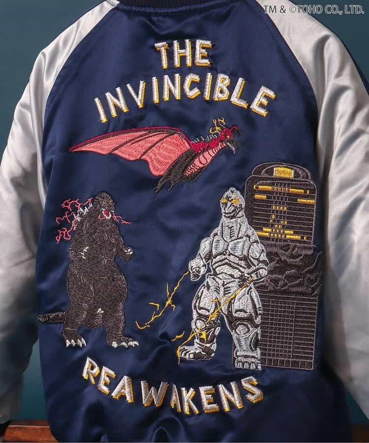 【哥斯拉】哥斯拉VS可雙面穿刺繡夾克（兒童尺碼）