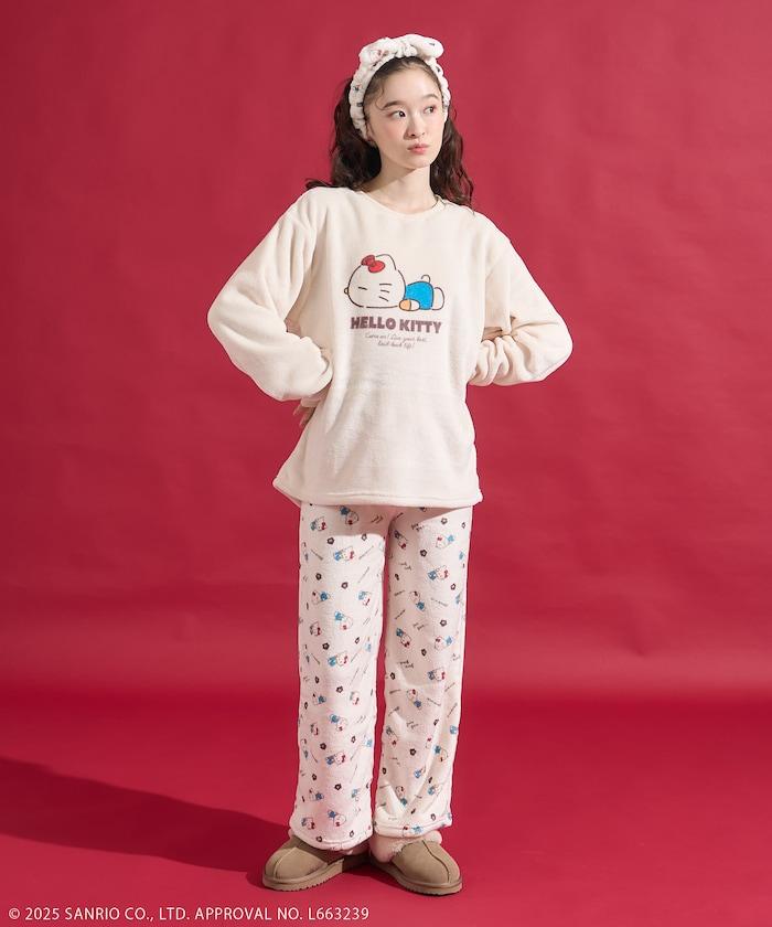 「HELLO KITTY」帶髮帶睡衣套裝