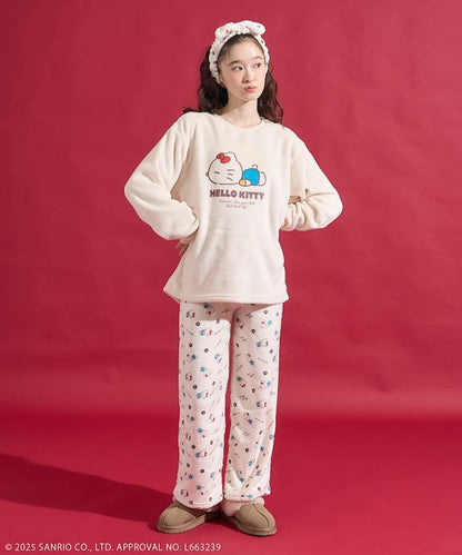 「HELLO KITTY」帶髮帶睡衣套裝