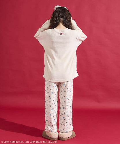「HELLO KITTY」帶髮帶睡衣套裝