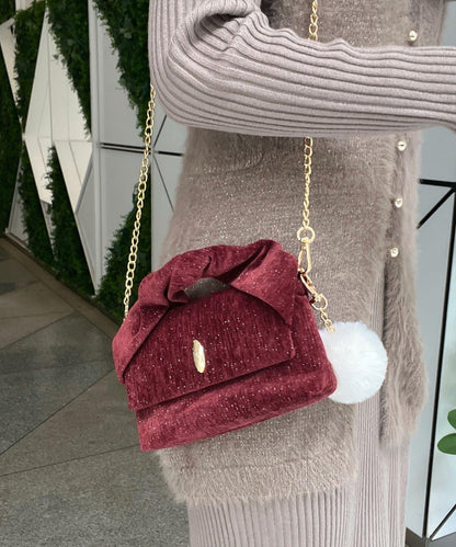 扭紋手柄迷你單肩包