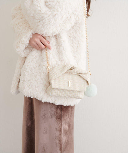 扭紋手柄迷你單肩包