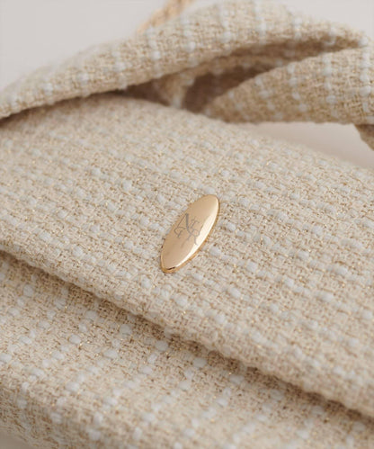 扭紋手柄迷你單肩包