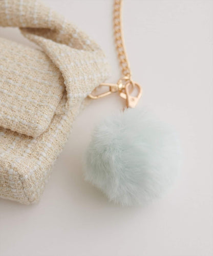 扭紋手柄迷你單肩包