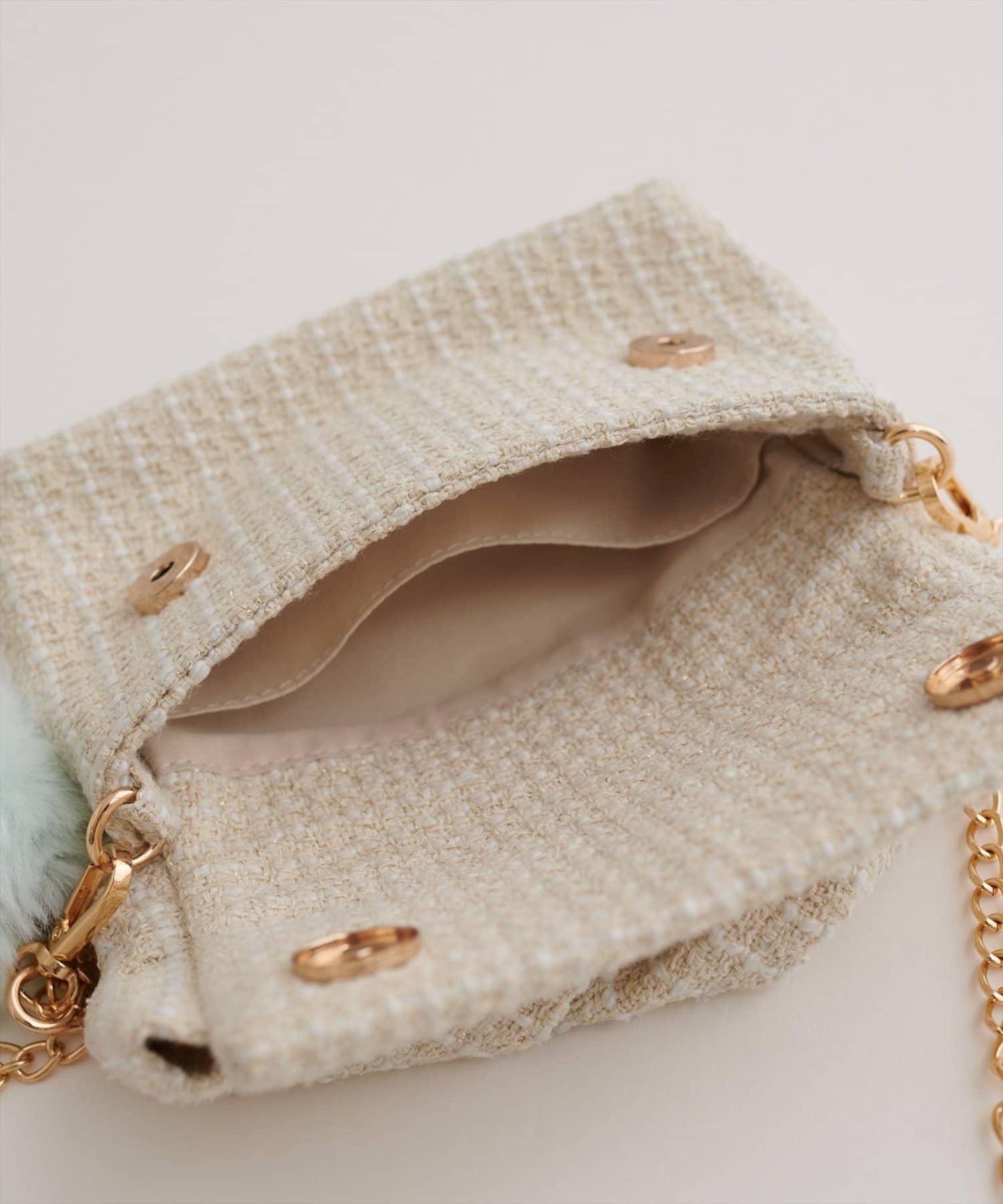 扭紋手柄迷你單肩包