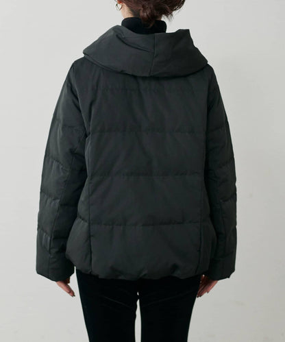 桃皮絨羽絨大衣