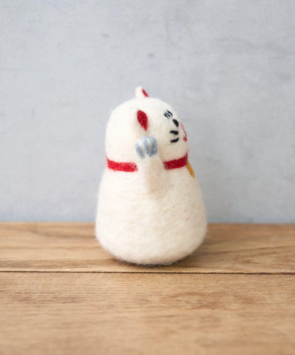 毛氈吉祥貓掛件