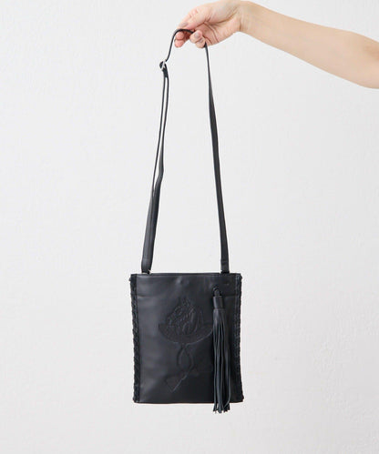 sampo×ear馬蹄形流蘇單肩包《本革/輕量150g》