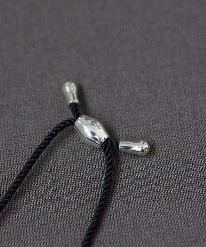 《インフルエンサーuchida企畫/スターリングシルバー》橢圓形寶石項鍊