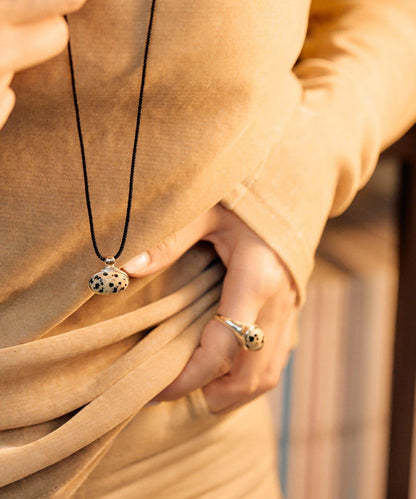 《インフルエンサーuchida企畫/スターリングシルバー》橢圓形寶石項鍊