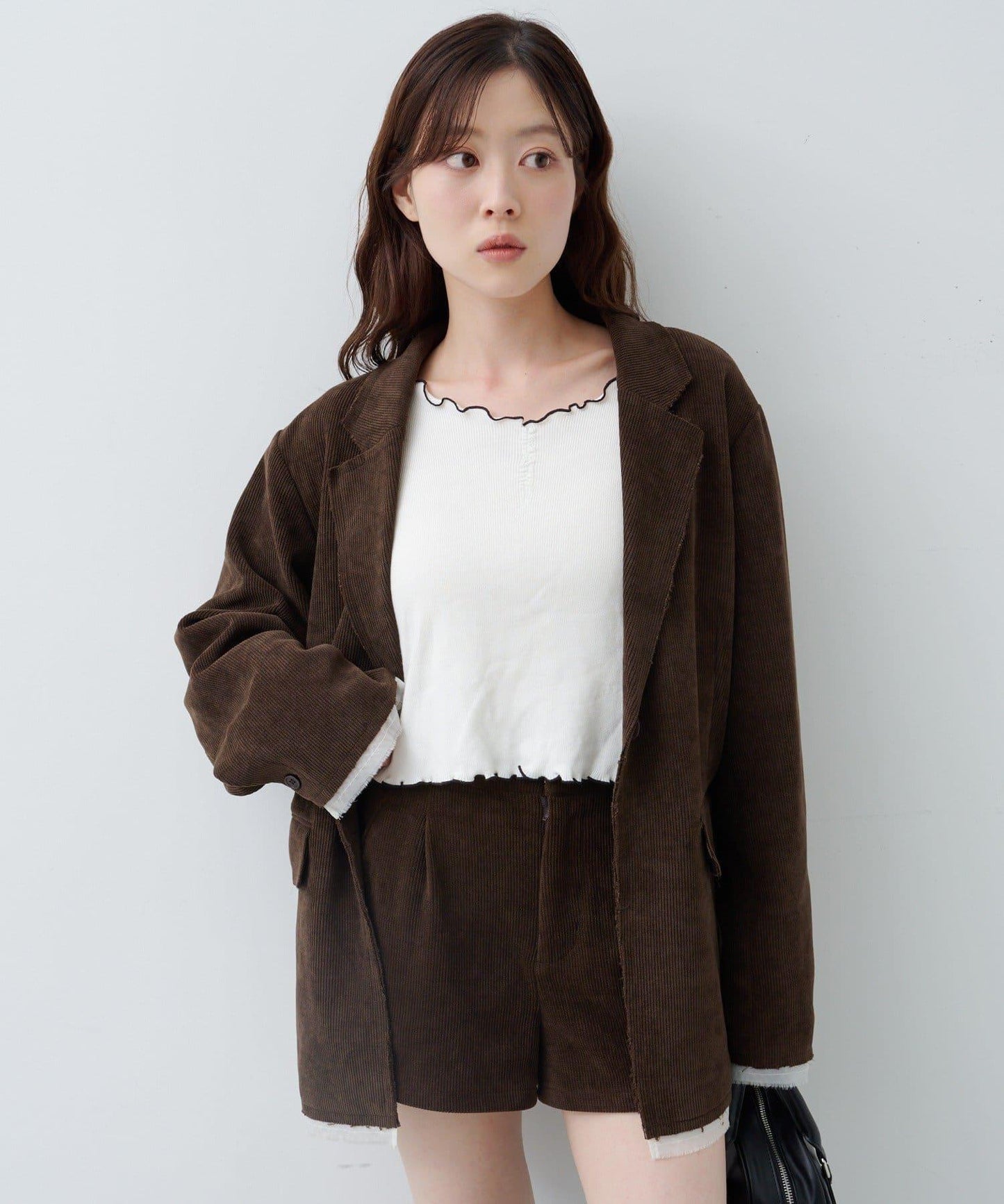 燈芯絨內襯夾克