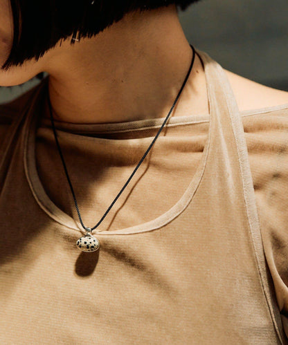 《インフルエンサーuchida企畫/スターリングシルバー》橢圓形寶石項鍊