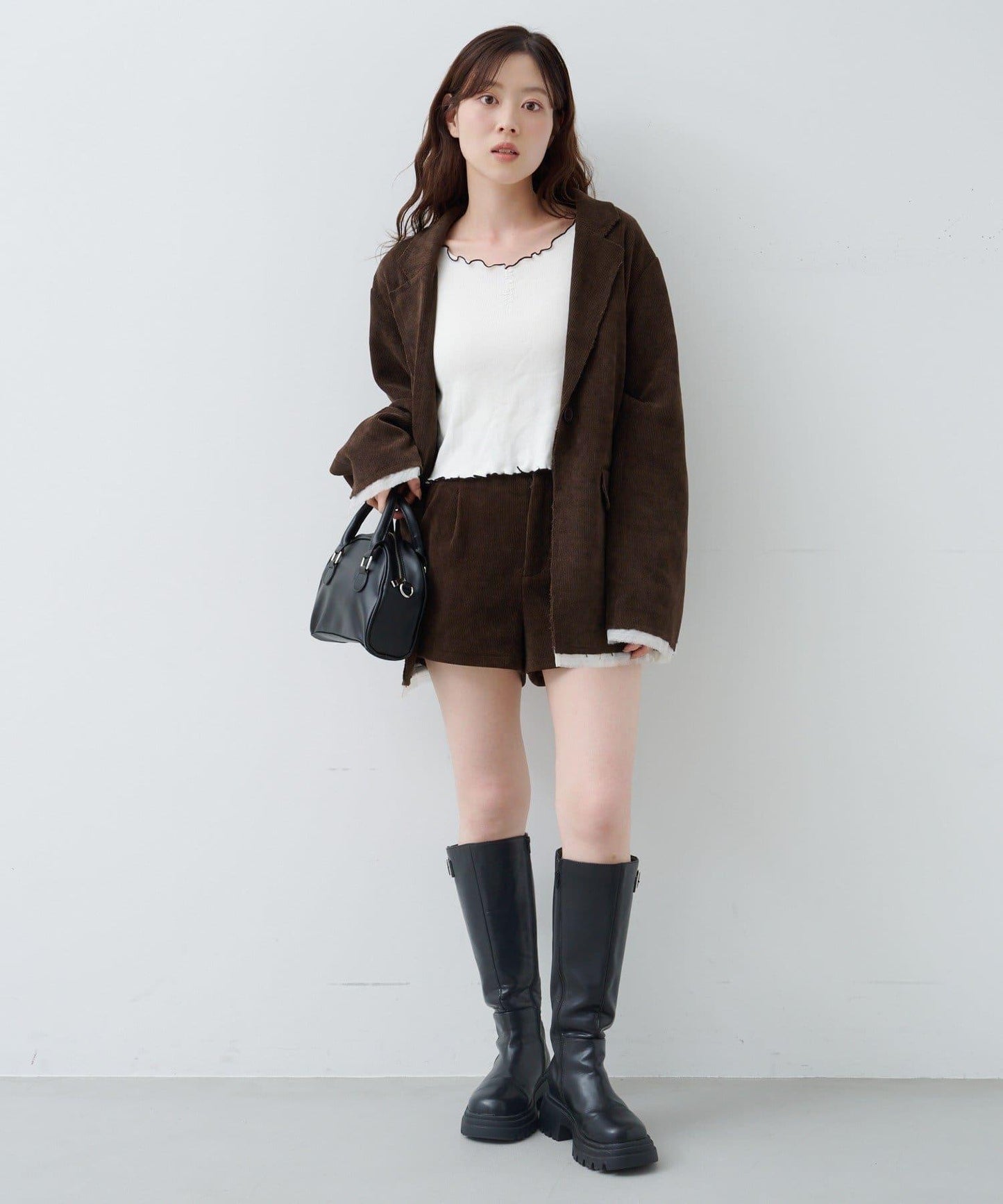 燈芯絨內襯夾克