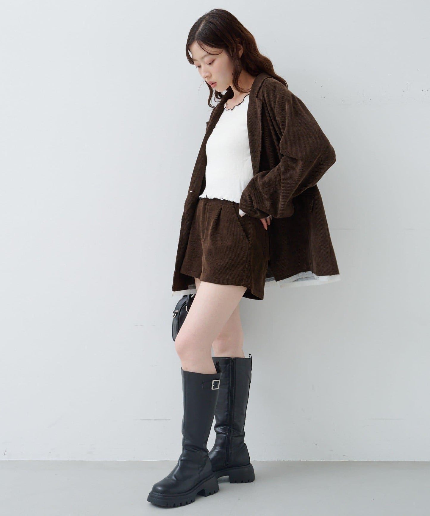 燈芯絨內襯夾克