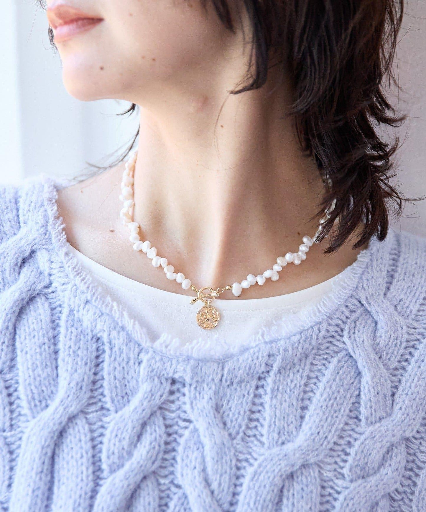 【華麗印象】帶吊牌珍珠短項鍊