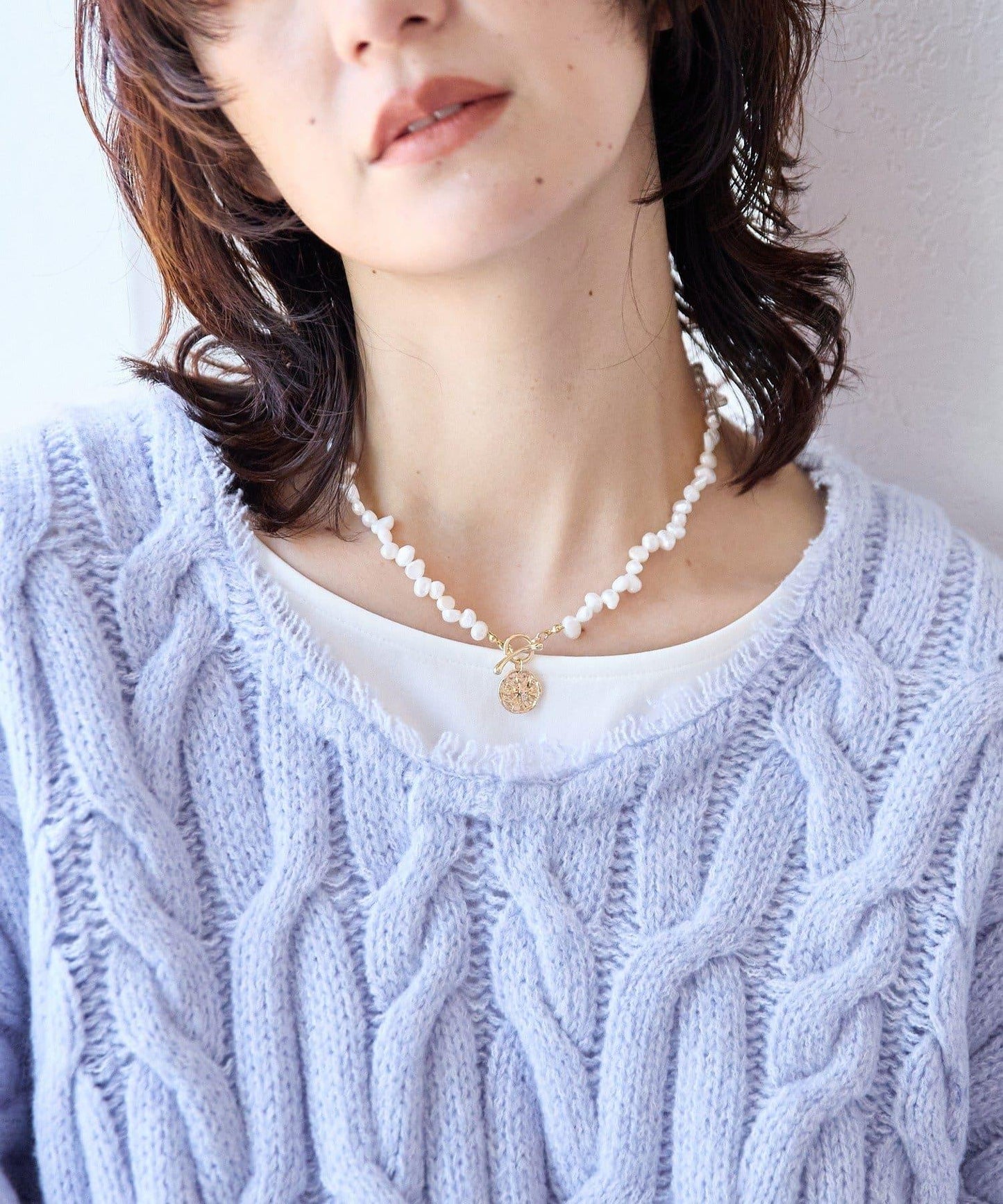 【華麗印象】帶吊牌珍珠短項鍊