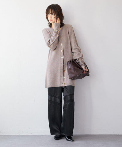 【à Nice (ア ・ニース)】褶飾蕾絲長褲