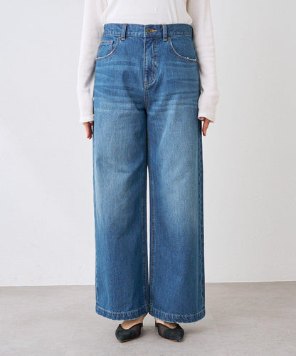 【時尚感十足】寬鬆喇叭牛仔褲