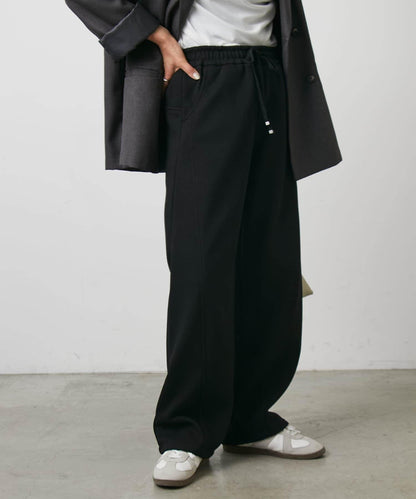 內刷毛抓絨拼接休閒褲