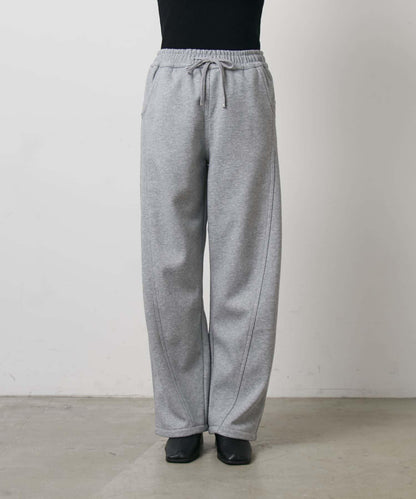 內刷毛抓絨拼接休閒褲