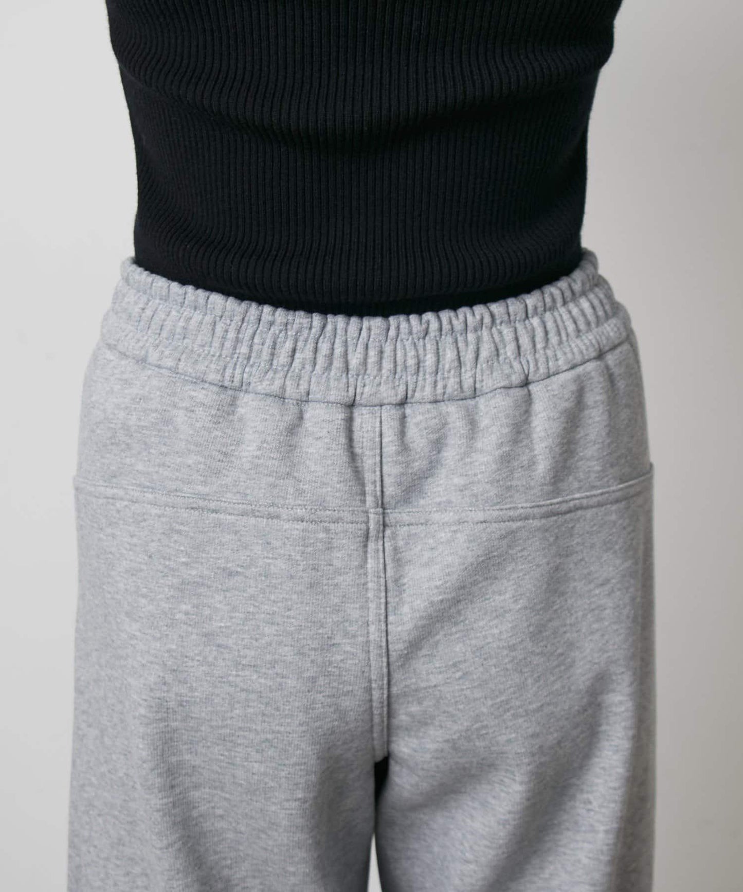 內刷毛抓絨拼接休閒褲