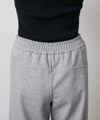 內刷毛抓絨拼接休閒褲